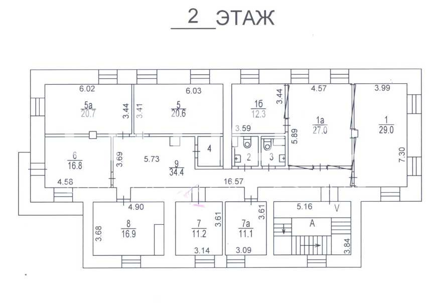 Планировка офиса 902.8 м², 1 этаж, Административное здание «г Москва, Бол. Грузинская ул., 36А, стр. 4»